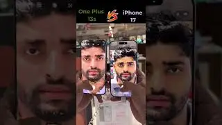 Oneplus 13s Vs iPhone 17 Camera Test 📸 | #shorts #iphone17 #oneplus13s
