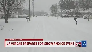 La Vergne prepares for snow and ice event