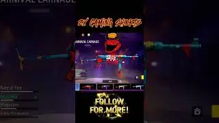CARNIVAL CARNAGE MP40 🤡 VS CRAZY BUNNY MP40😈🔥 #freefire