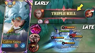 MENOLAK TERBANTAI ! BEGINI CARA MENGATASI LAWAN YG MENDOMINASI DI EARLY GAME | SORA MLBB
