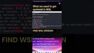 systemd support in wsl