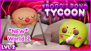 I Unlocked the *NEW* Evil World in FROGGIE POND TYCOON (Roblox)