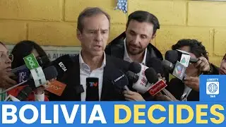 ELECTION DAY: Jorge &ldquo;Tuto&rdquo; Quiroga Votes as Bolivia Decides Its Future