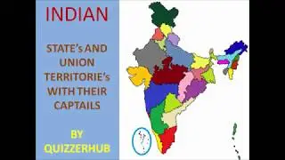 Indian states and Capital | Indian State's and union territory with its capital.