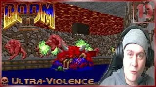 Teleporting Pinky Army! | Doom 2: Map13 - Downtown | (Ultra Violence)