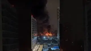 RUSSIA : MASSIVE FIRE BROKE OUT NEAR THE SCIENTIFIC RESEARCH INSTITUTE IN MOSCOW!