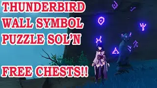 Thunderbird Statue Locations Wall Symbol Puzzle Solution Tsurumi Island Genshin Impact 2.2