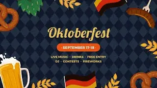 Free Oktoberfest Beer Festival Video Template (Customizable) - FlexClip
