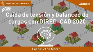 Caída de Tensión y Balanceo de Cargas en redes eléctricas con DIRED-CAD