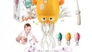 Electric Dancing Squid Toy With LED Lights and Music Dancing Interactive Toy, Electric Dancing