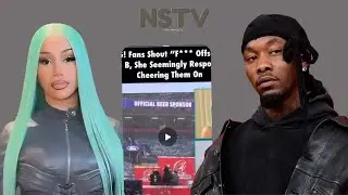 Cardi B Cheers as Fan Chants &ldquo;F Offset&rdquo; 👀 | The Internet Reacts