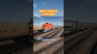 EMD F7 @ 90 kmph #trainspotting #trainspotter #trainsimworld #usarailway #railwayline #railroad