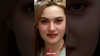 Titanic Movie actress Kate Winslet Then and Now #shorts #ytshorts #viralshorts #movieclip #titanic