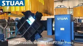 Heavy-duty welding Multi-layer Multi-pass Robotic welding Machine for filter press parts