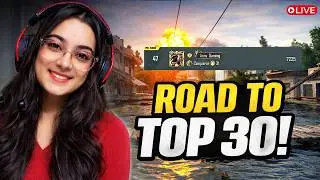 TOP 30 EK SAPNA🥹🔴CONQUEROR RANK PUSH🔥BGMI LIVE WITH ANNY😎#bgmilive #shorts #lolz #pubgm #shortsfeed