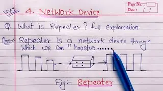 What is Repeater? full Explanation | Computer Networking