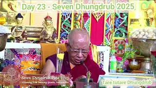 Day 23 - TEACHING By Ven. Maniwa Lama Sherab Gyaltsen Rinpoche during the 3rd Seven Dhungdrub 2025.