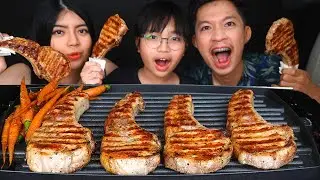 สเต๊กพอกชอปกับครอบครัวแบบเต็มคาราเบล! เนื้อแน่นๆ น้ำจิ้มแซ่บลืม!! | ชิบะคุก Shiba Cook