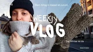 Vlog 64 – Mein Alltag in Kassel ist zurück, der Winter ist da & was sonst noch geschah! 🦝❄️🧧