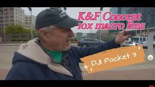 K&F Macro lens for the DJI Pocket 3 plus some flood video
