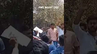 #OBE PROTEST DELHI UNIVERSITY NORTH CAMPUS