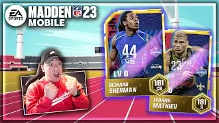 NFL COMBINE IS HERE! 181 OVR ICONIC FOIL SHERMAN & MORE!! MADDEN MOBILE 23