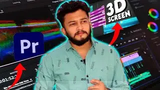 How to  Create a Basic 3D Screen Effect in Premiere Pro || how to edit videos for youtube 2022