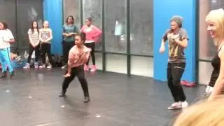 Malayna during Willdabeast and Janelle Ginestra's hip hop workshop