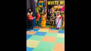 White Wings School | Happy Navratri | Mahisasur vadh Story  | Maa Durga | small play