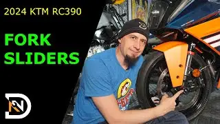 How to Install Motorcycle Fork Sliders &ndash; 2024 KTM RC390