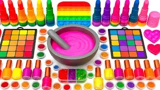 Satisfying Slime Mixing ASMR | Toothpaste, Makeup & Cosmetics | Relax & Sleep
