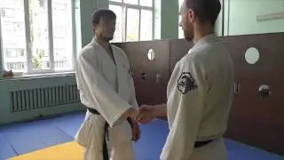 Айкидо. Киев Мисоги. Прикладная техника самообороны.  Прием 3.