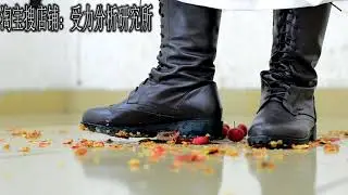 Chinese girl wear cosplay boots crush Springfield