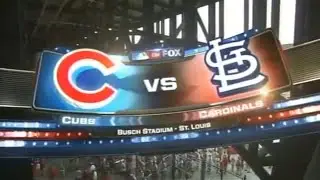 107 - Cubs at Cardinals - Saturday, July 30, 2011 - 3:10pm CDT - FOX