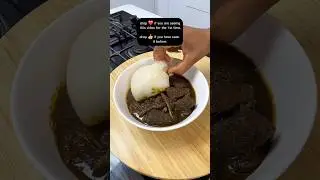 NIGERIAN BLACK SOUP #shortsafrica #shorts #youtubechamps