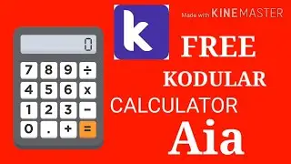 Kodular Calculator ||  How to make calculator in kodular  ||  kodular calculator aia ||