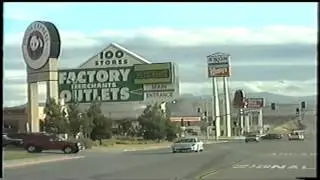 Greyhound Bus Trip. Los Angeles to Las Vegas