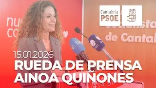 RUEDA DE PRENSA DE AINOA QUIÑONES 15.01.2026