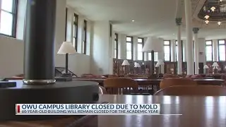Mold forces Ohio Wesleyan library to close