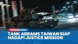 Pertama Kali, Tank Abrams Taiwan Menggelegar Turun ke Jalan Raya Siap Hadapi Justice Mission China