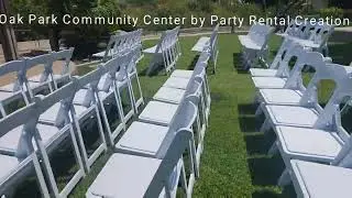 Oak Park community center by Party Rental Creation