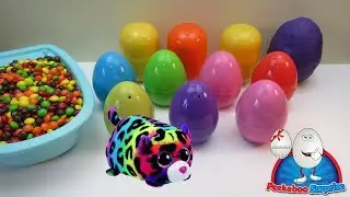 It's a Surprise Eggs Beanie Boos Stackables Surprise Party! How many Beanie Boos can we find?