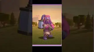 Painter Warden Challenge Skin in Clash of Clans | coc new event attack #shorts #cocshorts