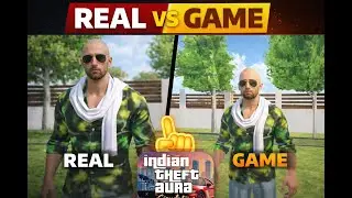 Real vs Game 😱 | Indian Theft Aura Simulator | Reality vs Graphics Comparison