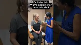 Укол тёплого лекарства для уменьшения боли от доктора Уши Джейн. #drushajain #теплый #укол #меньш...