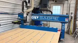 DL CABINET AUCTION LOT 400 2018 SHOP SABRE CNC ROUTER