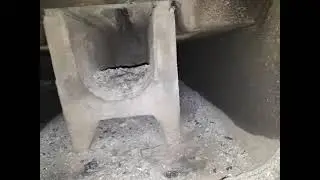 Autonom Robust indoor wood boiler burn chamber.