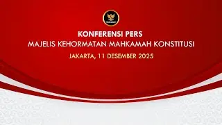 Konferensi Pers Majelis Kehormatan Mahkamah Konstitusi