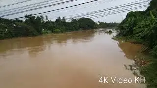 Rising Sangkae river in Battambang on 15th July 2018