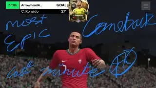 Epic Comeback in EAFC Mobile! Cristiano power shot, Rodrygo master class and last minute finisher!